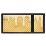 Vanilla Ice Cream Melted Print Trifold Wallet