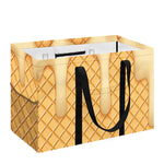 Vanilla Ice Cream Melted Print Utility Tote Bag