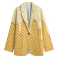 Vanilla Ice Cream Melted Print Women's Blazer
