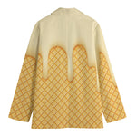 Vanilla Ice Cream Melted Print Women's Blazer