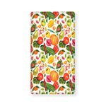Vegan Fruits And Vegetables Print Baby Crib Sheet