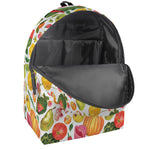 Vegan Fruits And Vegetables Print Backpack