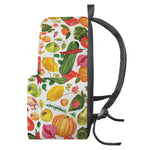 Vegan Fruits And Vegetables Print Backpack