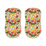 Vegan Fruits And Vegetables Print Bar Stool Covers