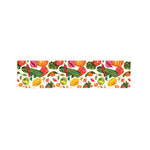 Vegan Fruits And Vegetables Print Bed Runner