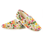 Vegan Fruits And Vegetables Print Casual Shoes