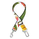 Vegan Fruits And Vegetables Print Dog Seat Belt