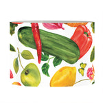 Vegan Fruits And Vegetables Print Drum Lamp Shade