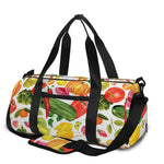Vegan Fruits And Vegetables Print Gym Bag