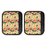 Vegan Fruits And Vegetables Print Handle Covers