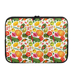Vegan Fruits And Vegetables Print Laptop Sleeve
