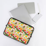 Vegan Fruits And Vegetables Print Laptop Sleeve
