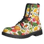 Vegan Fruits And Vegetables Print Backpack