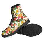 Vegan Fruits And Vegetables Print Backpack