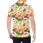 Vegan Fruits And Vegetables Print Men's Shirt