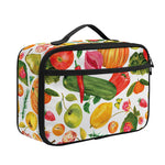 Vegan Fruits And Vegetables Print Portable Lunch Bag