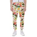 Vegan Fruits And Vegetables Print Joggers