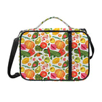 Vegan Fruits And Vegetables Print Shoulder Strap Bible Bag