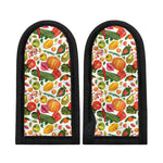 Vegan Fruits And Vegetables Print Skillet Handle Cover