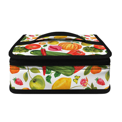 Vegan Fruits And Vegetables Print Small Lunch Bag