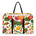 Vegan Fruits And Vegetables Print Utility Tote Bag