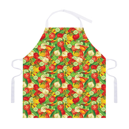 Vegan Pattern Print Adjustable Apron