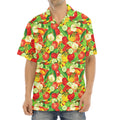 Vegan Pattern Print Aloha Shirt