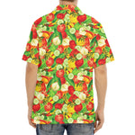 Vegan Pattern Print Aloha Shirt