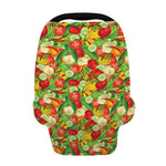 Vegan Pattern Print Baby Seat Cover