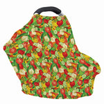Vegan Pattern Print Baby Seat Cover