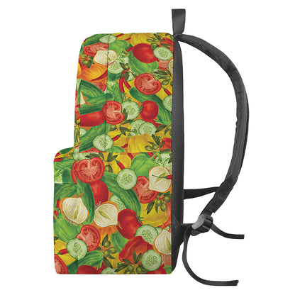 Vegan Pattern Print Backpack