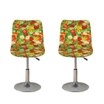 Vegan Pattern Print Bar Stool Covers