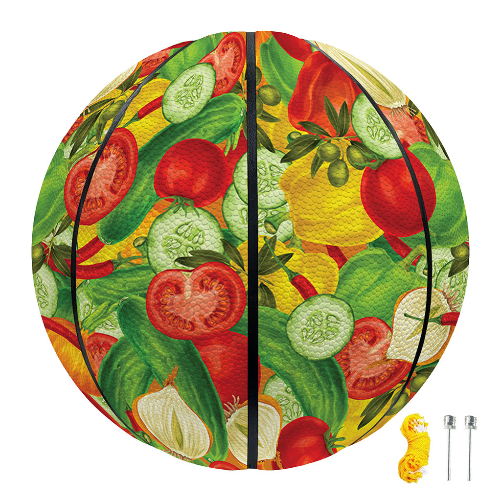 Vegan Pattern Print Basketball