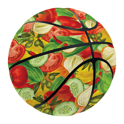 Vegan Pattern Print Basketball