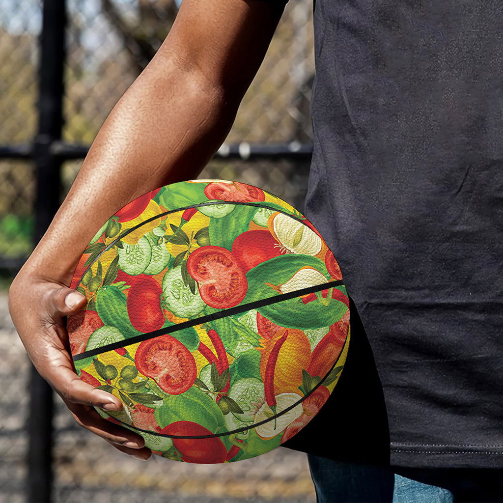 Vegan Pattern Print Basketball