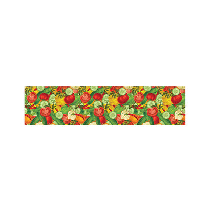 Vegan Pattern Print Bed Runner