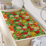 Vegan Pattern Print Changing Pad Cover
