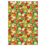 Vegan Pattern Print Curtain