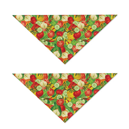 Vegan Pattern Print Dog Bandana