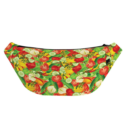 Vegan Pattern Print Fanny Pack