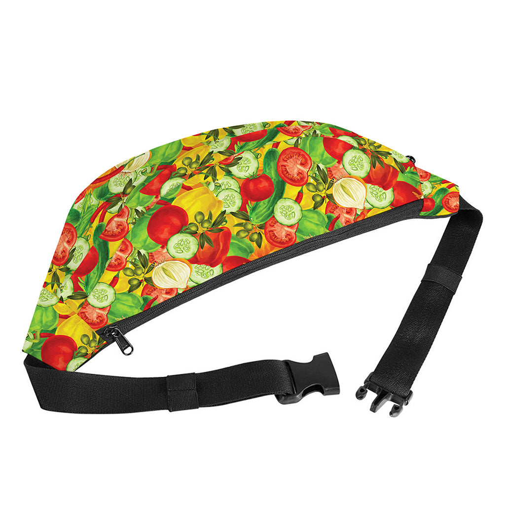 Vegan Pattern Print Fanny Pack