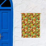 Vegan Pattern Print Garden Flag