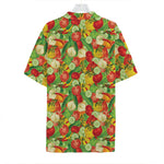 Vegan Pattern Print Hawaiian Shirt