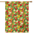 Vegan Pattern Print House Flag