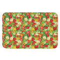 Vegan Pattern Print Indoor Door Mat