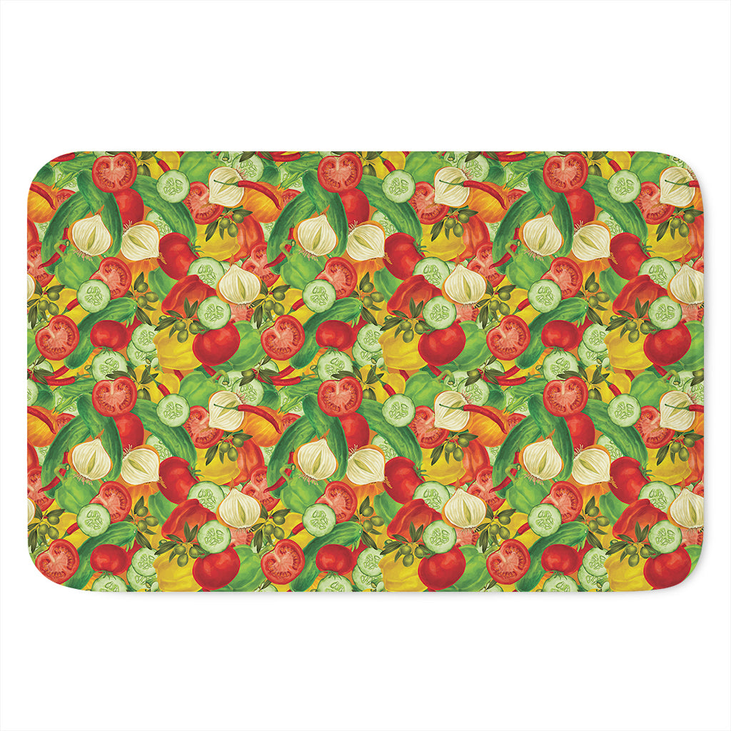 Vegan Pattern Print Indoor Door Mat