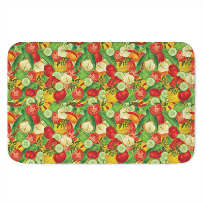 Vegan Pattern Print Indoor Door Mat