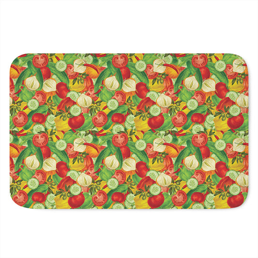 Vegan Pattern Print Indoor Door Mat