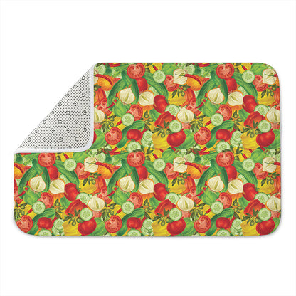 Vegan Pattern Print Indoor Door Mat