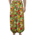 Vegan Pattern Print Lantern Pants